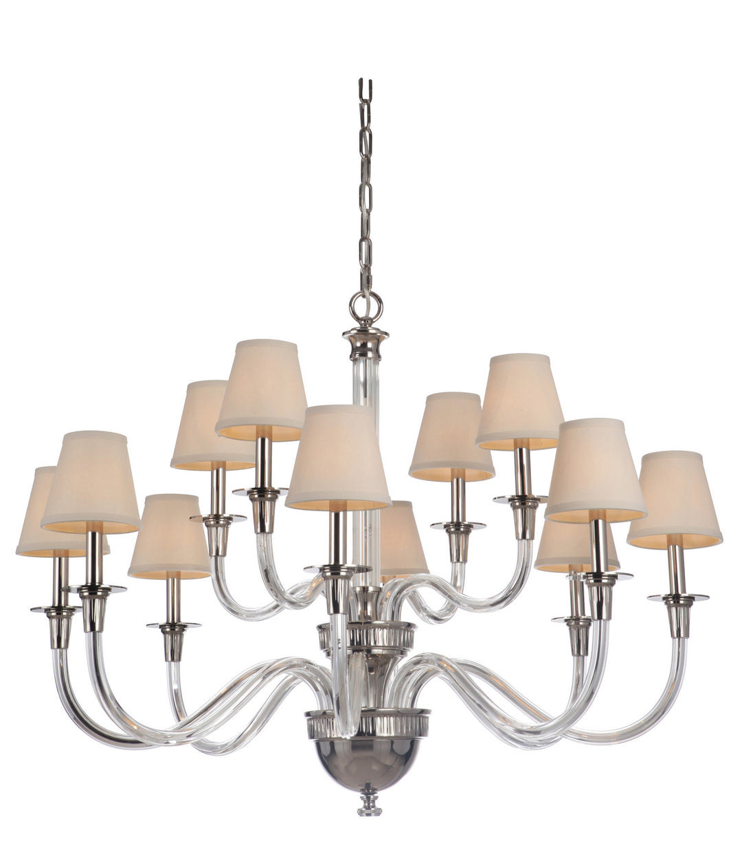 Craftmade Deran - Gallery 48012-PLN Chandelier Light - Polished Nickel