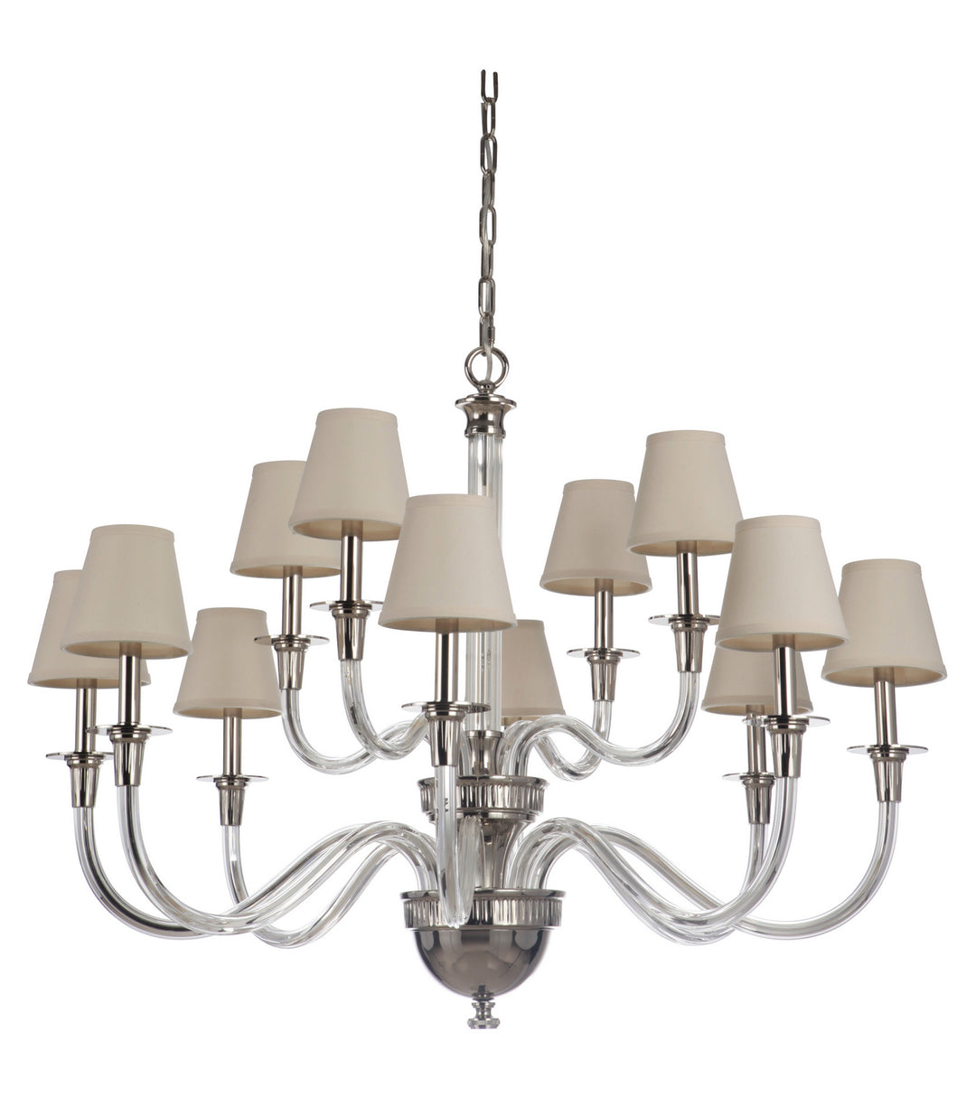 Craftmade Deran - Gallery 48012-PLN Chandelier Light - Polished Nickel