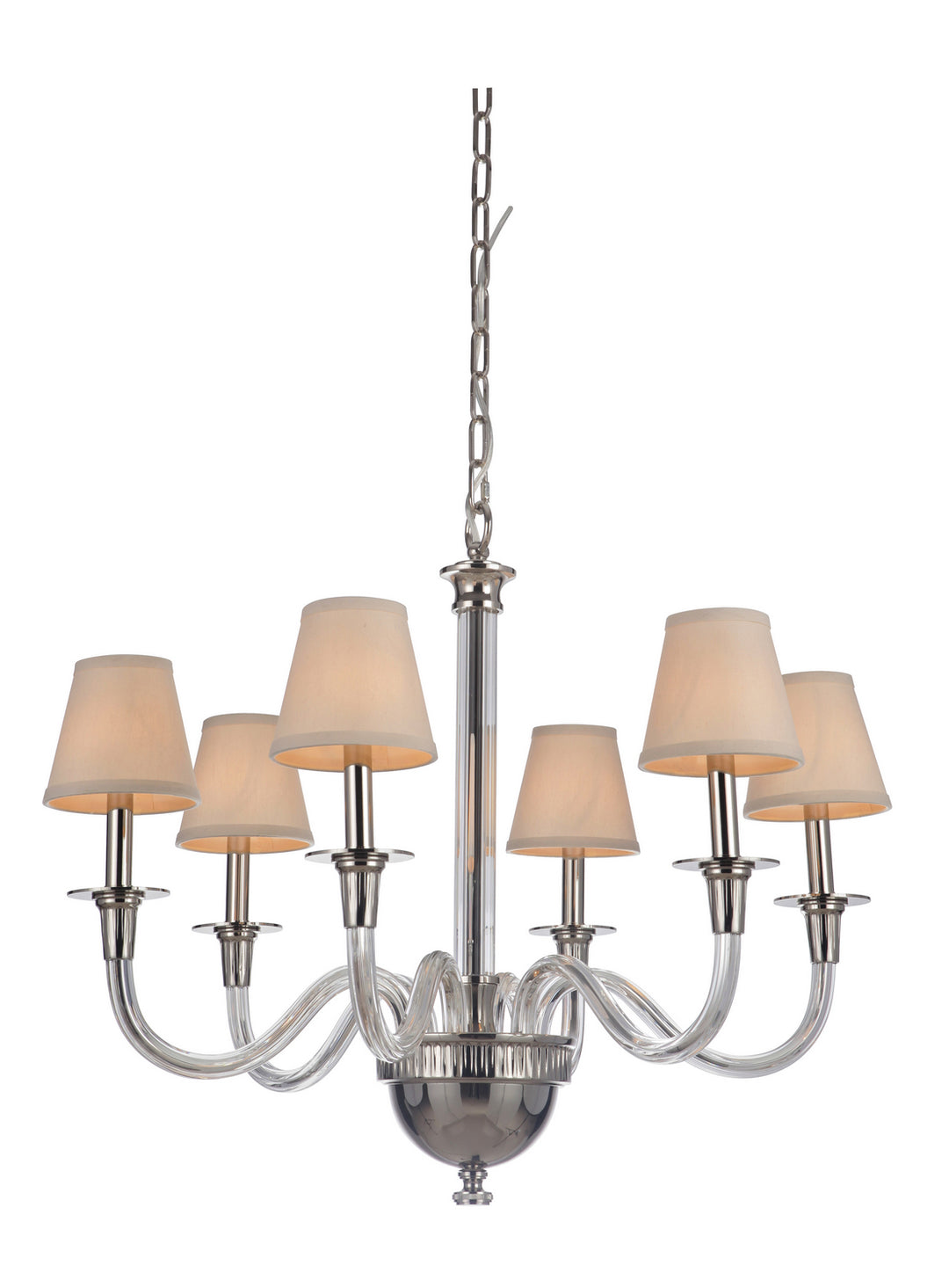 Craftmade Deran - Gallery 48026-PLN Chandelier Light - Polished Nickel