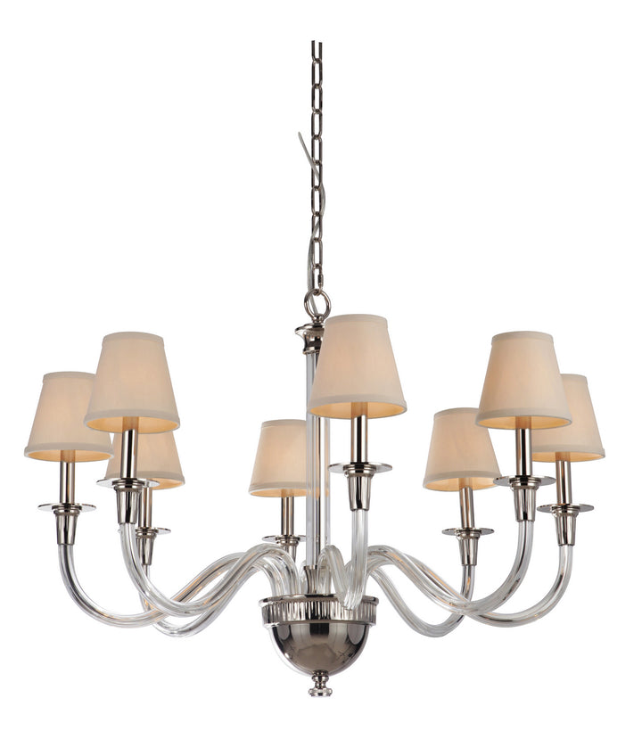 Craftmade Deran - Gallery 48028-PLN Chandelier Light - Polished Nickel