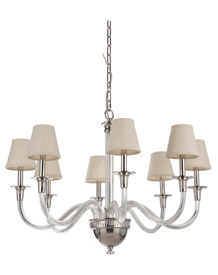 Craftmade Deran - Gallery 48028-PLN Chandelier Light - Polished Nickel