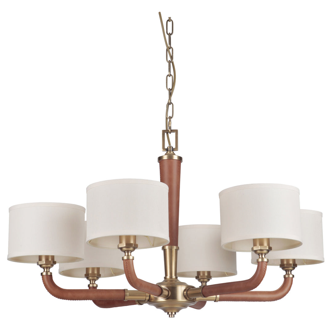 Craftmade Huxley - Gallery 48126-VB Chandelier Light - Vintage Brass