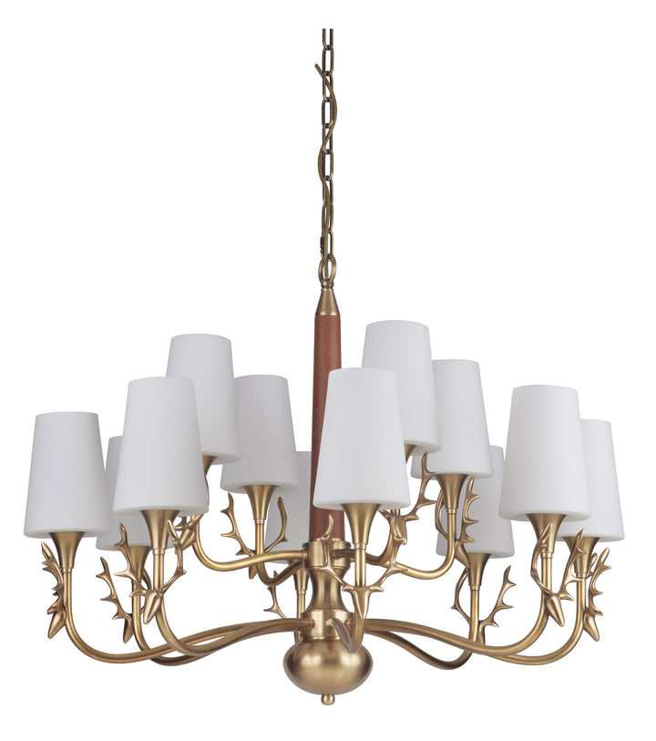 Craftmade Churchill - Gallery 48212-VB Chandelier Light - Vintage Brass