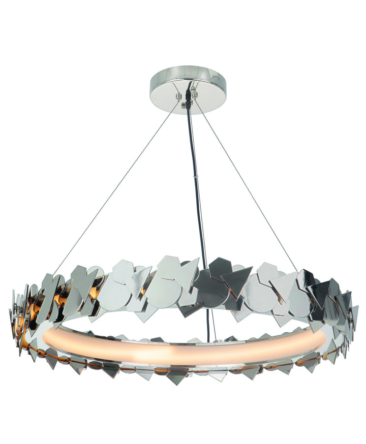 Craftmade Bangle - Gallery 49390-PLN-LED Pendant Light - Polished Nickel