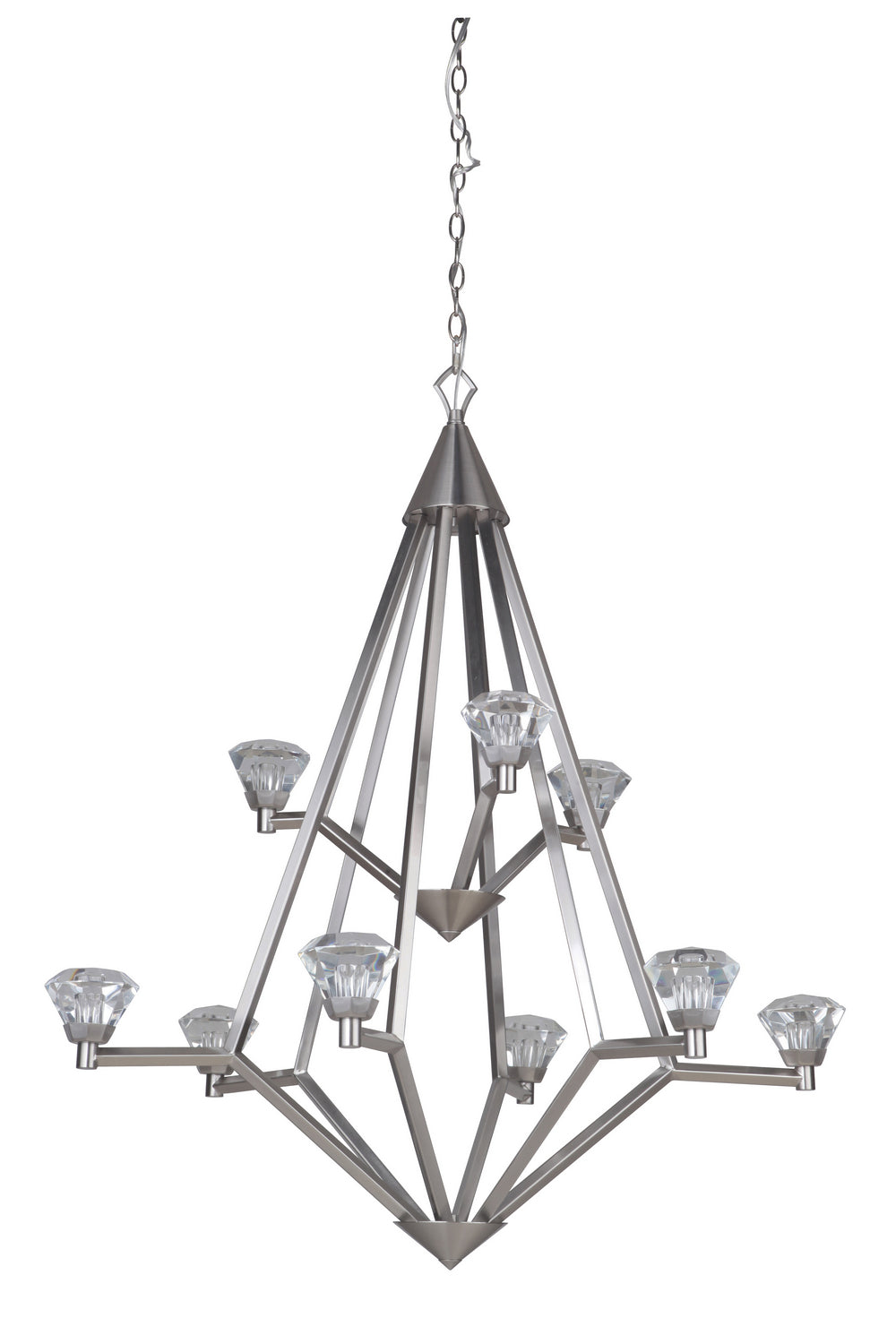 Craftmade Radiante 49729-BNK-LED Chandelier Light - Brushed Polished Nickel