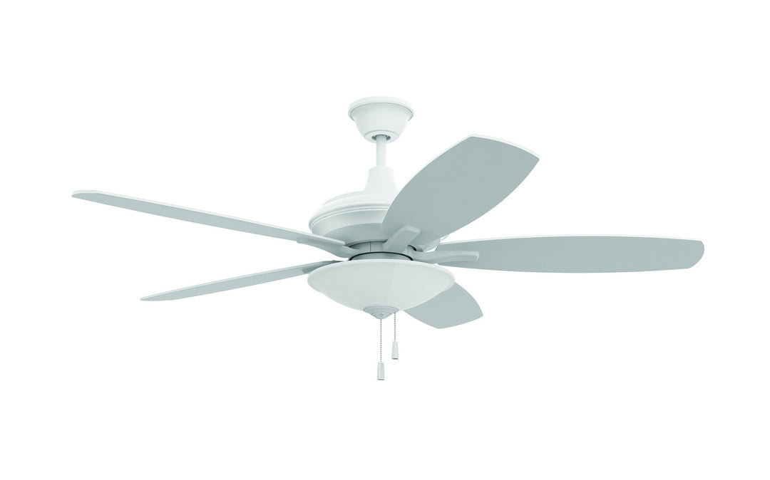 Craftmade Jamison JAM52W5-LED Ceiling Fan 52 - White, White/White/