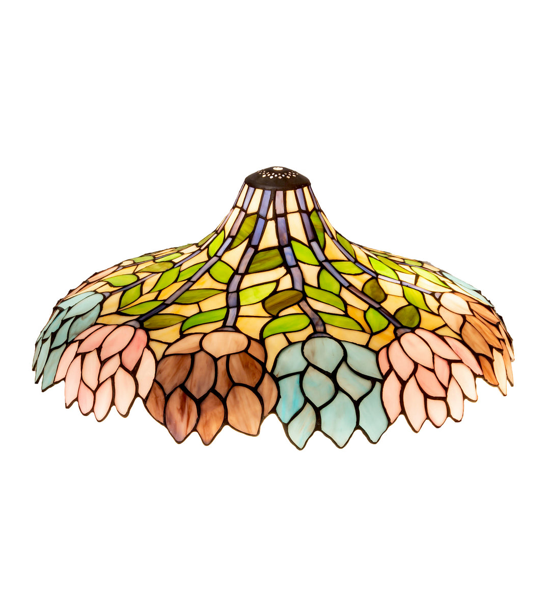Meyda Tiffany Lighting 157376 Wisteria Shade Lamp Shade Multicolored