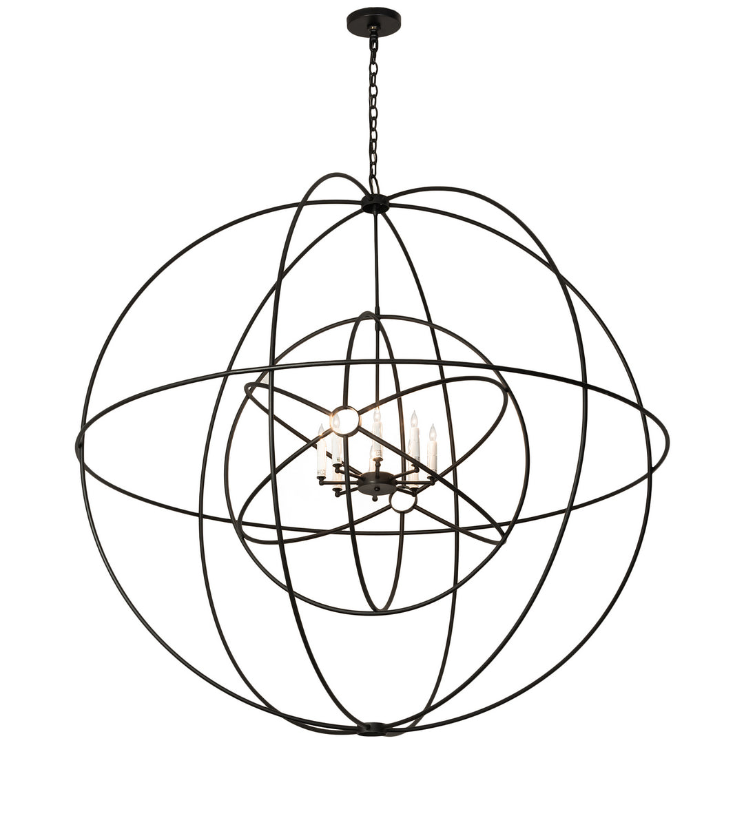 Meyda Tiffany Atom Enerjisi 202102 Chandelier Light - Mahogany Bronze