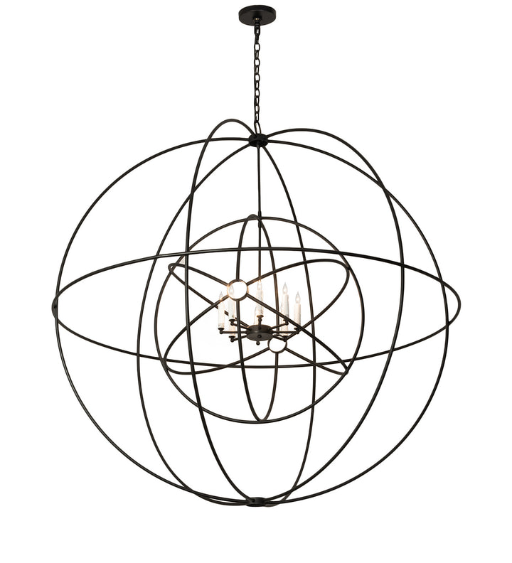 Meyda Tiffany Atom Enerjisi 202102 Chandelier Light - Mahogany Bronze