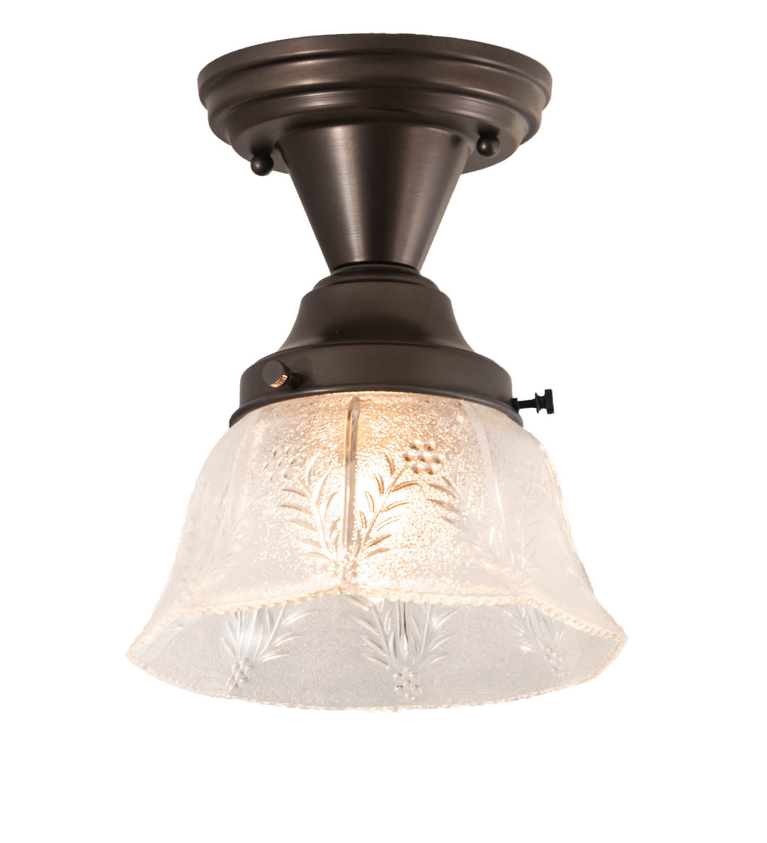 Meyda Tiffany Revival 203097 Ceiling Light - Craftsman Brown