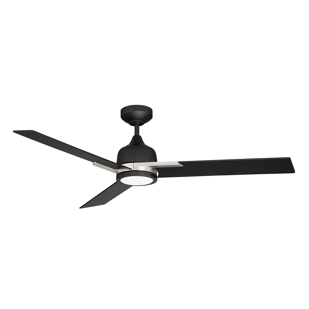 Kendal Triton AC22452-BLK/SN Ceiling Fan 52 - Black & Satin Nickel, Black/