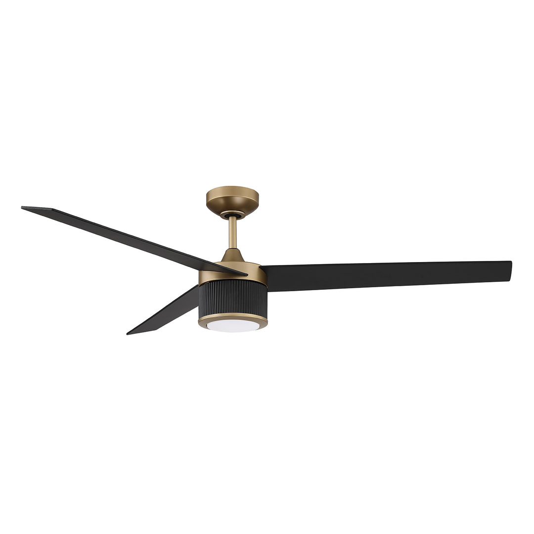 Kendal Trilon AC22656-OCB/BLK Ceiling Fan 56 - Oilcan Brass & Black, Black/