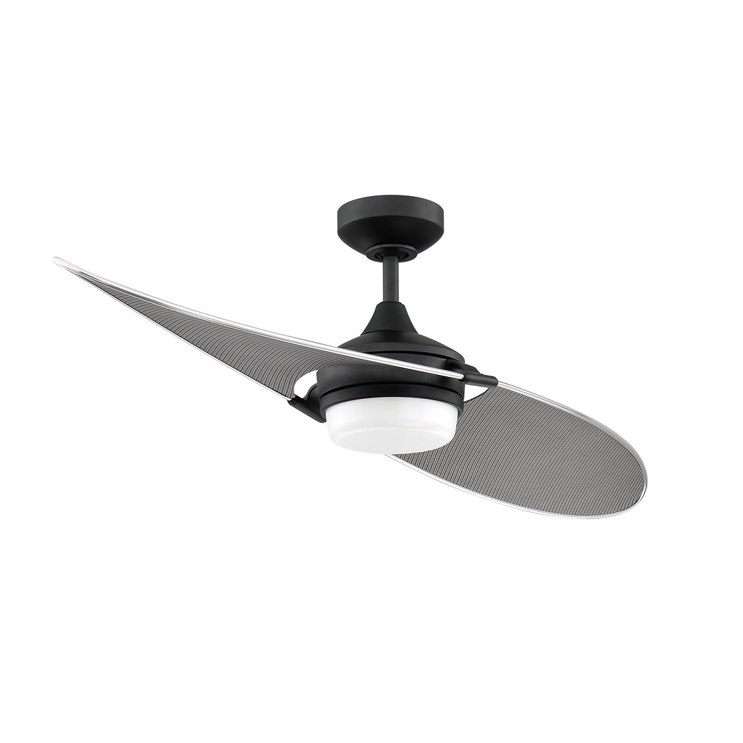 Kendal Tango AC22852-BLK/CF Ceiling Fan 52 - Black, WaterGraphiX "Carbon Fiber" pattern/