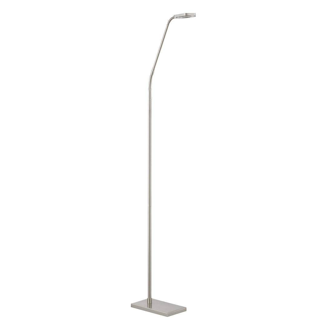 Kendal Lighting FL4094-SN Tavv Led Floor Lamp Lamp Pewter, Nickel, Silver