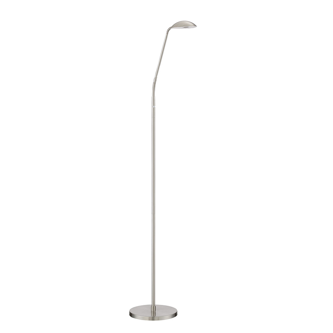 Kendal Lighting FL4095-SN Ionn Led Floor Lamp Lamp Pewter, Nickel, Silver