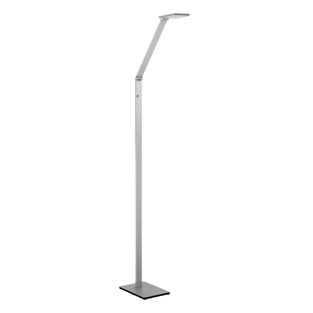 Kendal Lighting FL8449-AL Reco Led Floor Lamp Lamp Pewter, Nickel, Silver