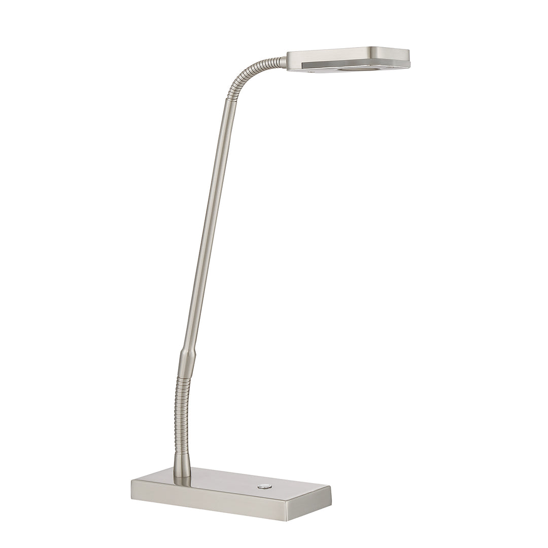 Kendal Lighting PTL4094-SN Tavv Led Desk Lamp Lamp Pewter, Nickel, Silver