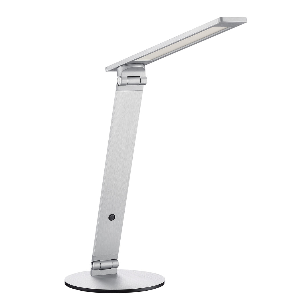 Kendal Lighting PTL5002-BAL Jexx Led Desk Lamp Lamp Pewter, Nickel, Silver