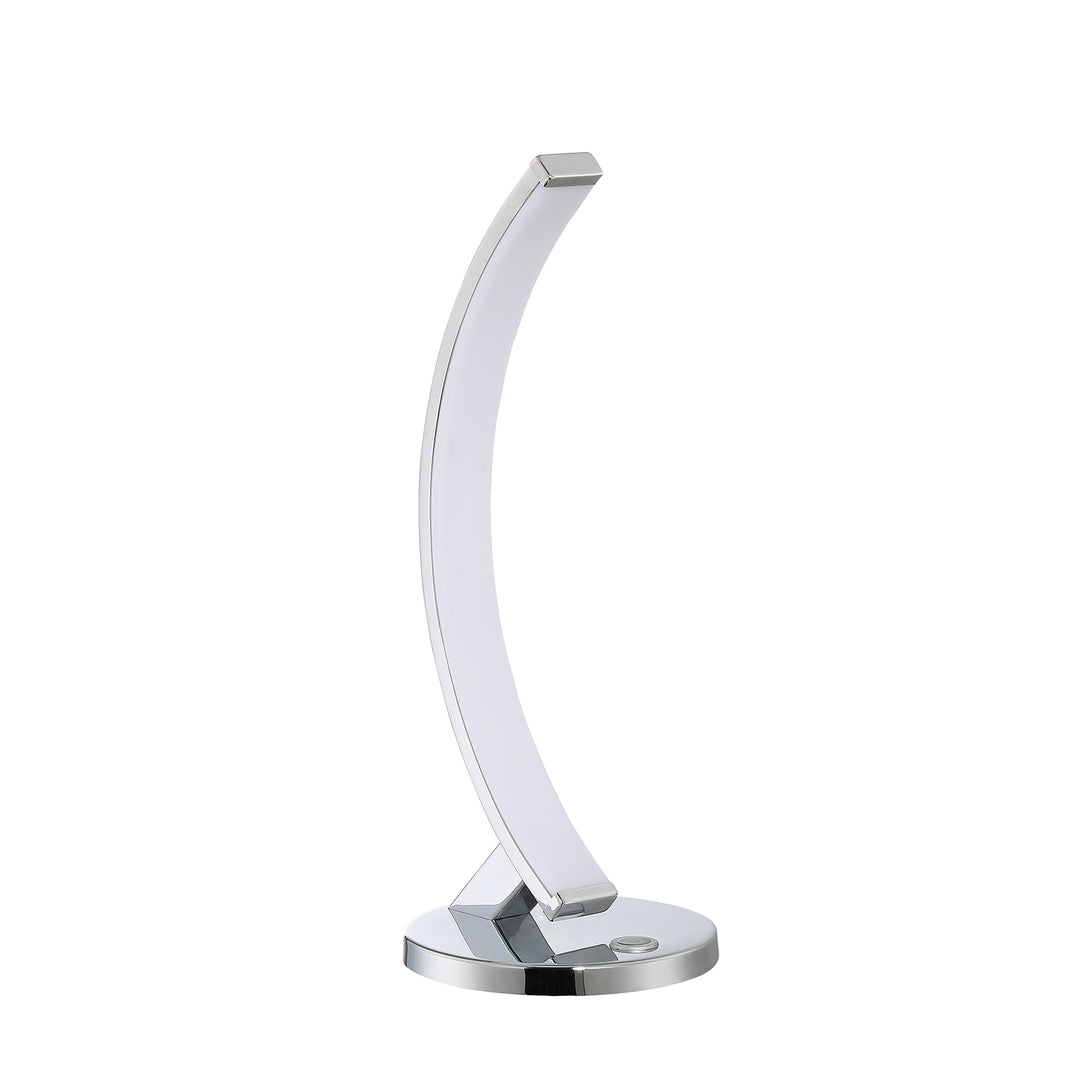 Kendal Lighting PTL8015-CH Arch Led Table Lamp Lamp Chrome