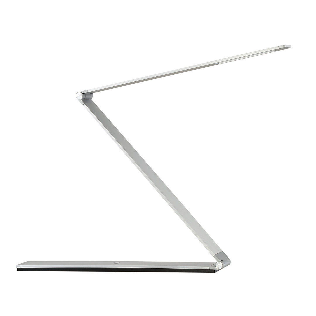 Kendal Lighting PTL8618-AL Zee Led Desk Lamp Lamp Pewter, Nickel, Silver