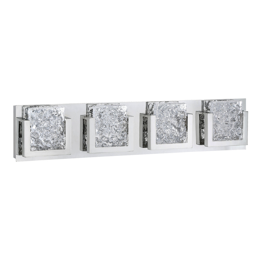 Kendal Ice-Lava VF9200-4L-CH Bath Vanity Light 31 in. wide - Chrome