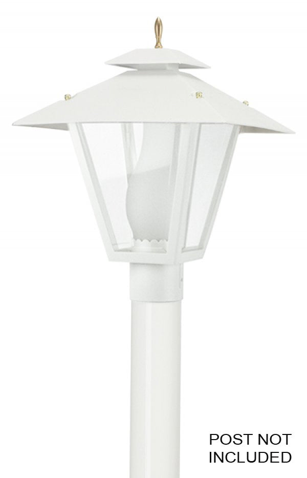 Wave Lighting 113-LR12W Led Colonial One Light Post Mount Outdoor Black