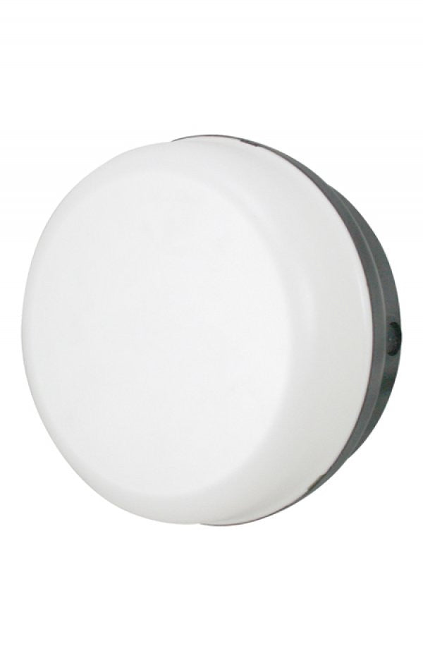 Wave Lighting 165FM-LR12W-BK Led Gardian One Light Ceiling Mount Outdoor Black