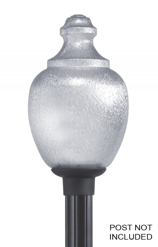 Wave Lighting 2017CL-70MH Globe & Acorn Hid One Light Post Mount Outdoor Black