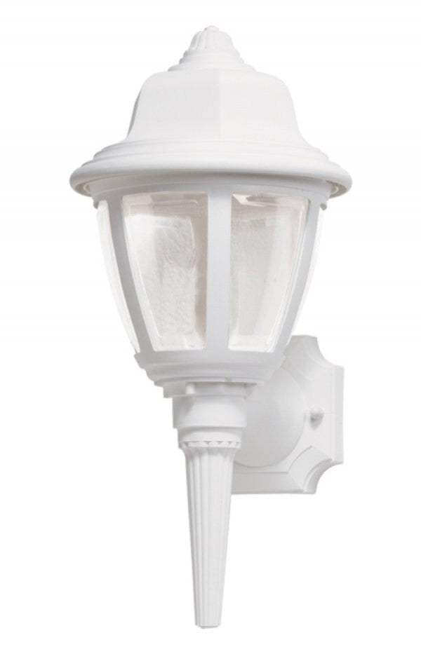 Wave Lighting 204SC-WH Park Point One Light Wall Mount Outdoor White