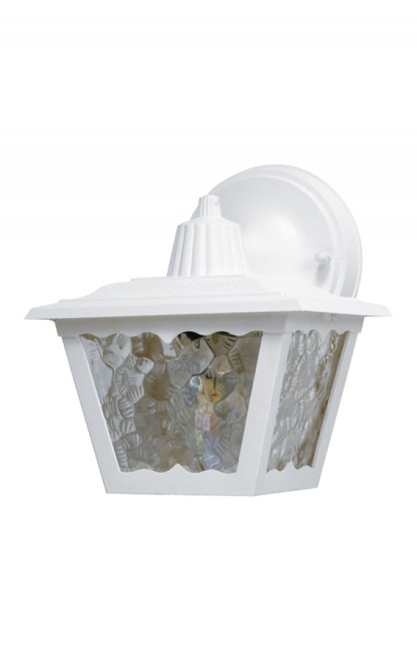 Wave Lighting 206VC-WH Hawthorne One Light Wall Mount Outdoor White