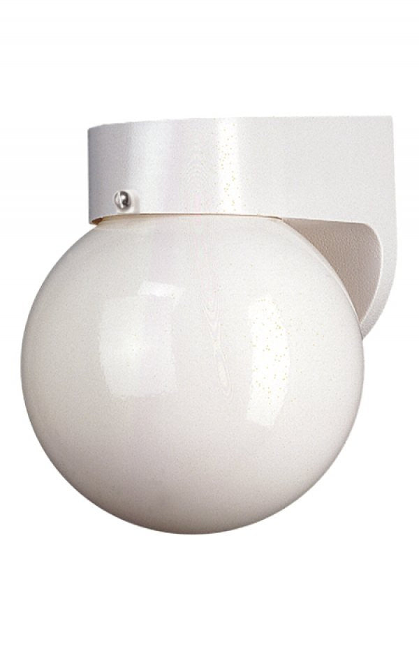 Wave Lighting 212-WH Pocket One Light Wall Mount Utility Light White