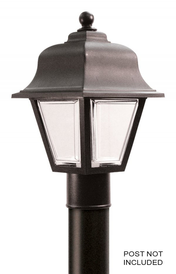 Wave Lighting 220TC-LR12W-BK Providence One Light Post Mount Outdoor Black