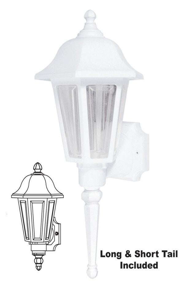 Wave Lighting 230SC-LR12W-WH Led Brentwood One Light Wall Mount Outdoor White