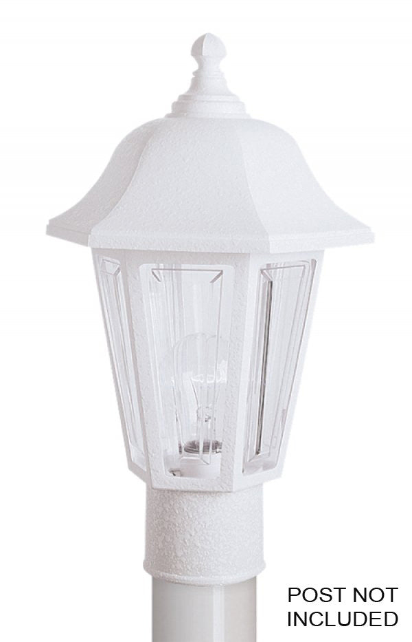 Wave Lighting 230TC-WH Brentwood One Light Post Mount Outdoor White