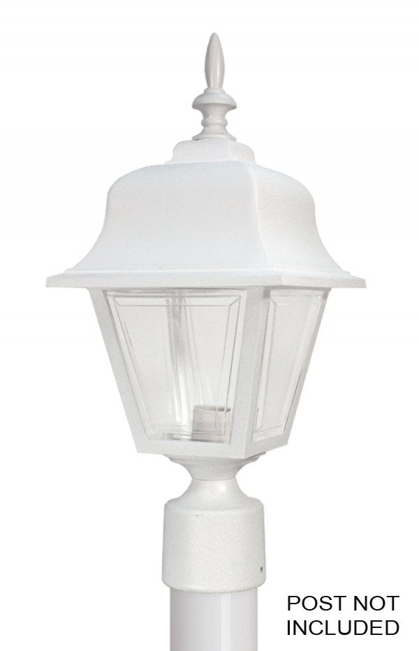 Wave Lighting 260TC-LR12W-WH Ashland One Light Post Mount Outdoor White