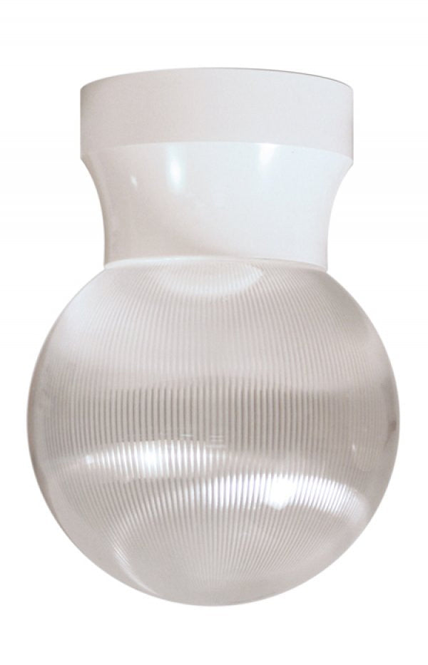 Wave Lighting 421C-WH Pocket One Light Ceiling Mount Outdoor White