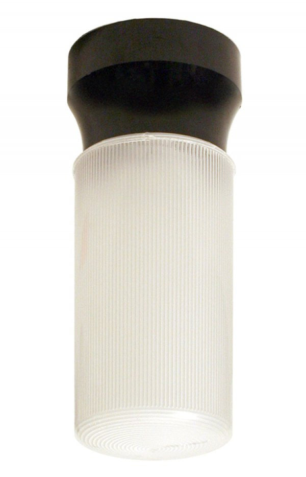 Wave Lighting 422C-BK Pocket One Light Ceiling Mount Outdoor Black