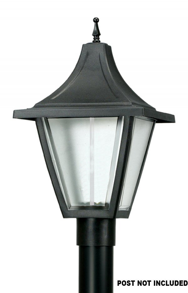 Wave Lighting 610-LR12W Led Vanguard One Light Post Mount Outdoor Black