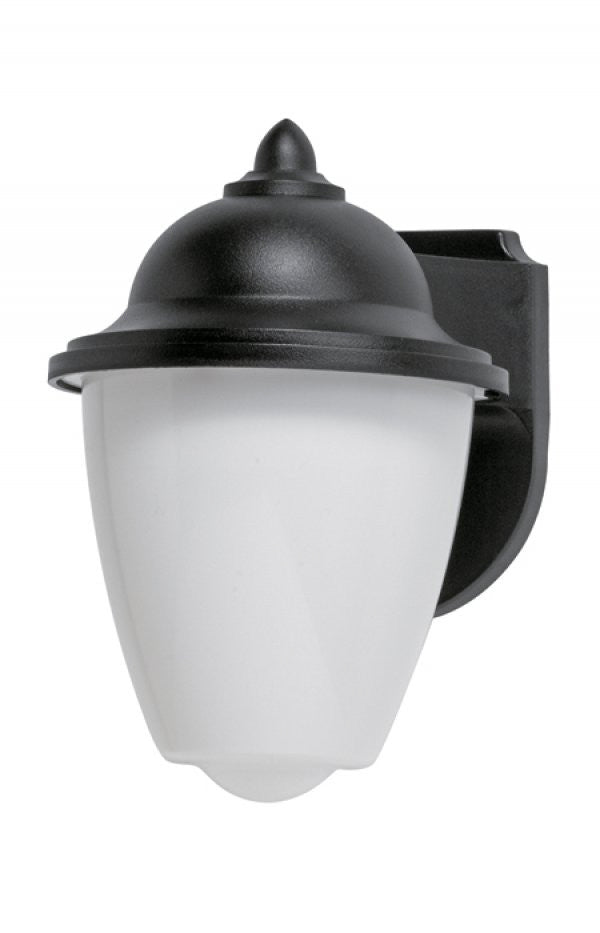 Wave Lighting 785-LR12W-BK Led Park Point One Light Wall Lantern Outdoor Black