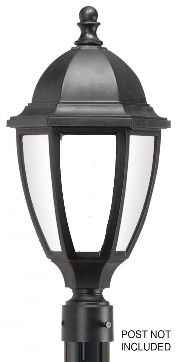 Wave Lighting S11TF-LR12W-BK Everstone Led One Light Lantern Outdoor Black