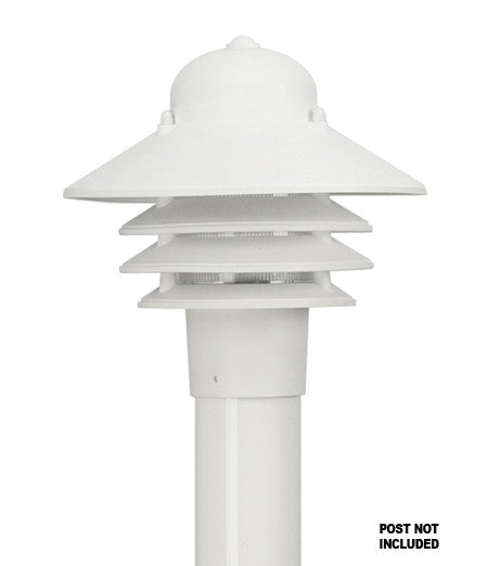 Wave Lighting S75TC-LR12W-WH Led Nautical One Light Post Mount Outdoor White