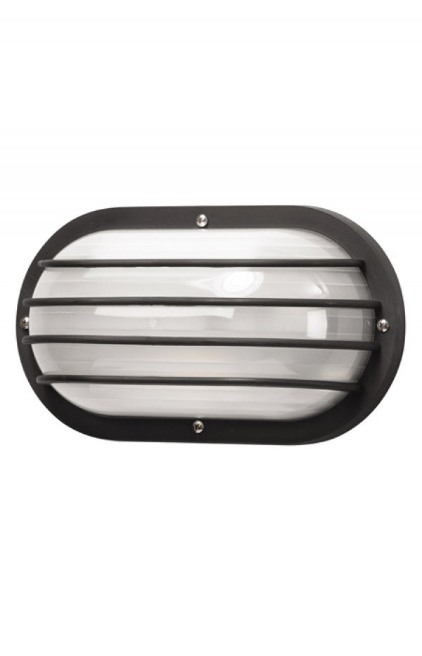 Wave Lighting S76WF-BK Nautical One Light Wall Mount Outdoor Black