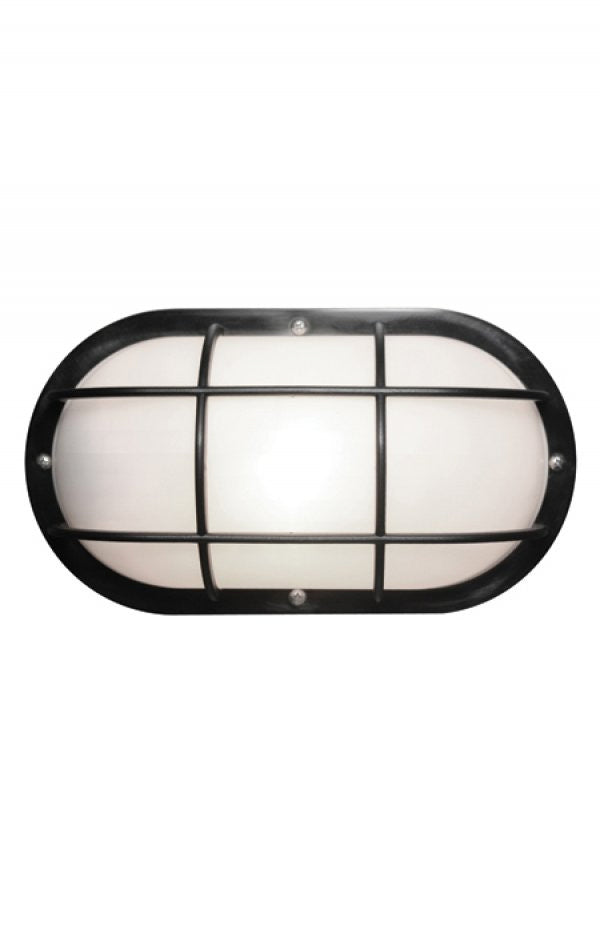 Wave Lighting S771WF-BK Nautical One Light Wall Mount Outdoor Black