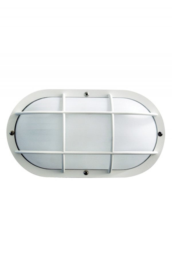 Wave Lighting S771WF-WH Nautical One Light Wall Mount Outdoor White