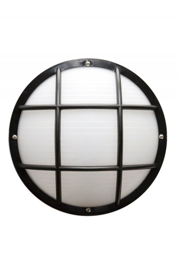 Wave Lighting S772WF-LR22W-BK Led Nautical One Light Wall/Ceiling Mount Outdoor Black