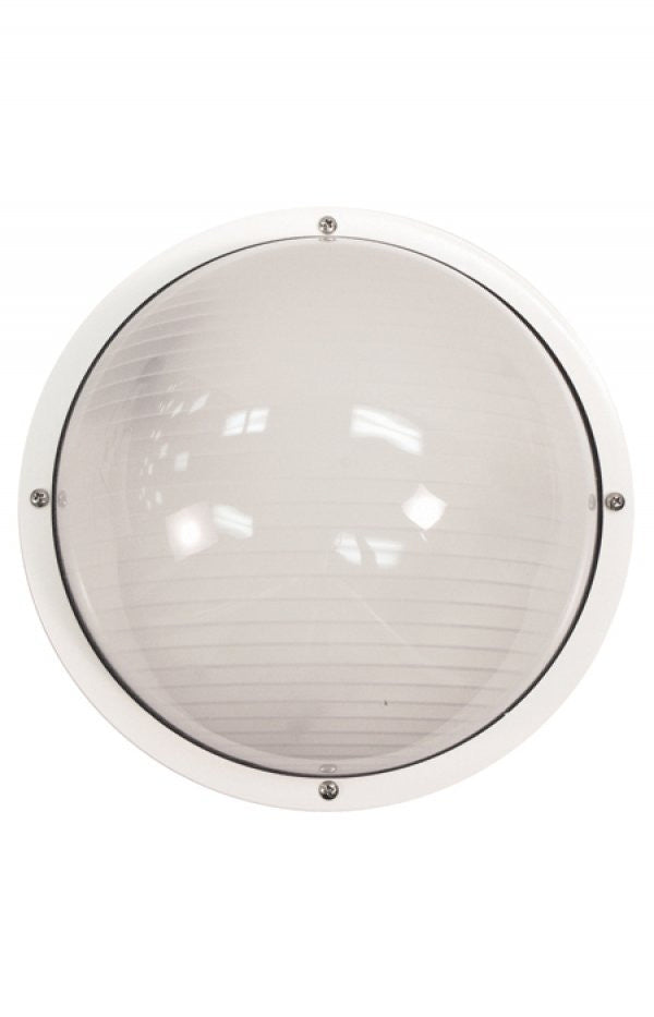 Wave Lighting S791WF-LR12W-WH Led Nautical One Light Wall/Ceiling Mount Outdoor White