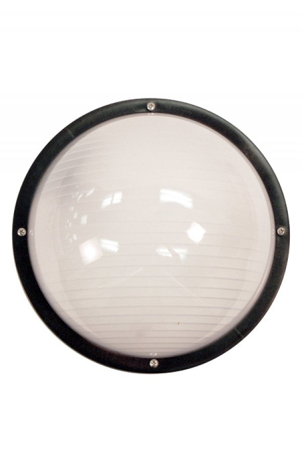 Wave Lighting S791WF-LR22W-BK Led Nautical One Light Wall/Ceiling Mount Outdoor Black