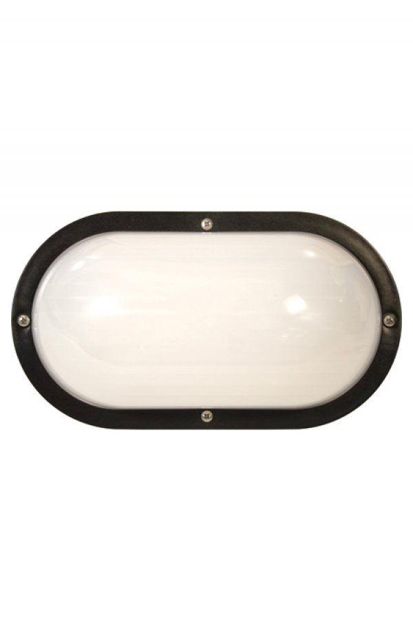 Wave Lighting S79WF-LR12W-BK Led Nautical One Light Wall Pack Outdoor Black