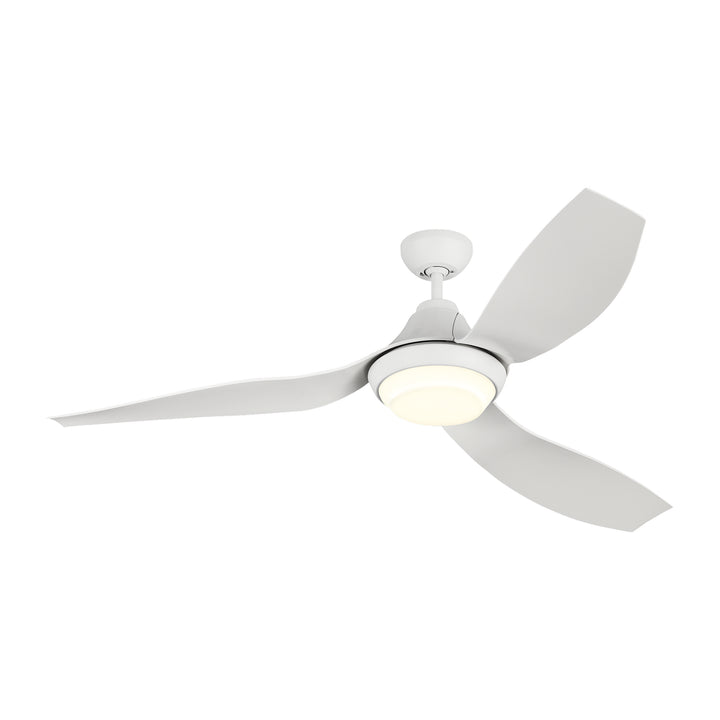 Visual Comfort Fan Avvo 56 3AVOR56RZWD-V1 Ceiling Fan - Matte White, Matte White/Matte White/