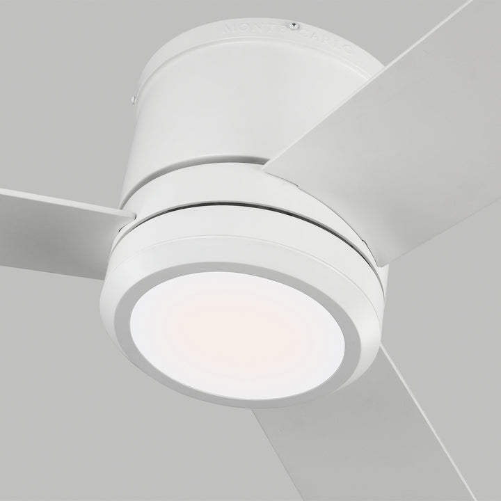 Visual Comfort Fan Clarity 56 3CLMR56RZWD-V1 Ceiling Fan - Matte White, Matte White/Matte White/